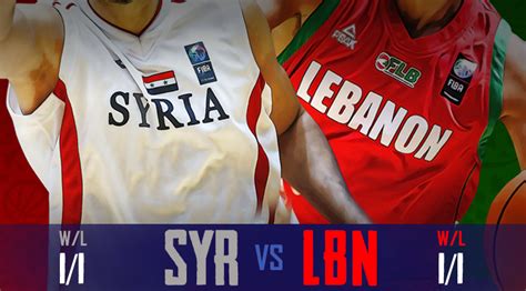 syria vs lebanon basketball